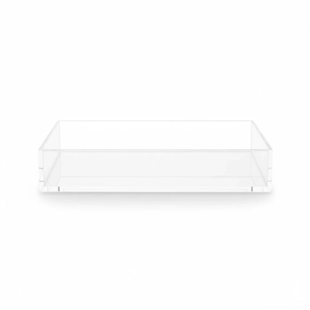 Desk Organizer Tray in Clear Acrylic