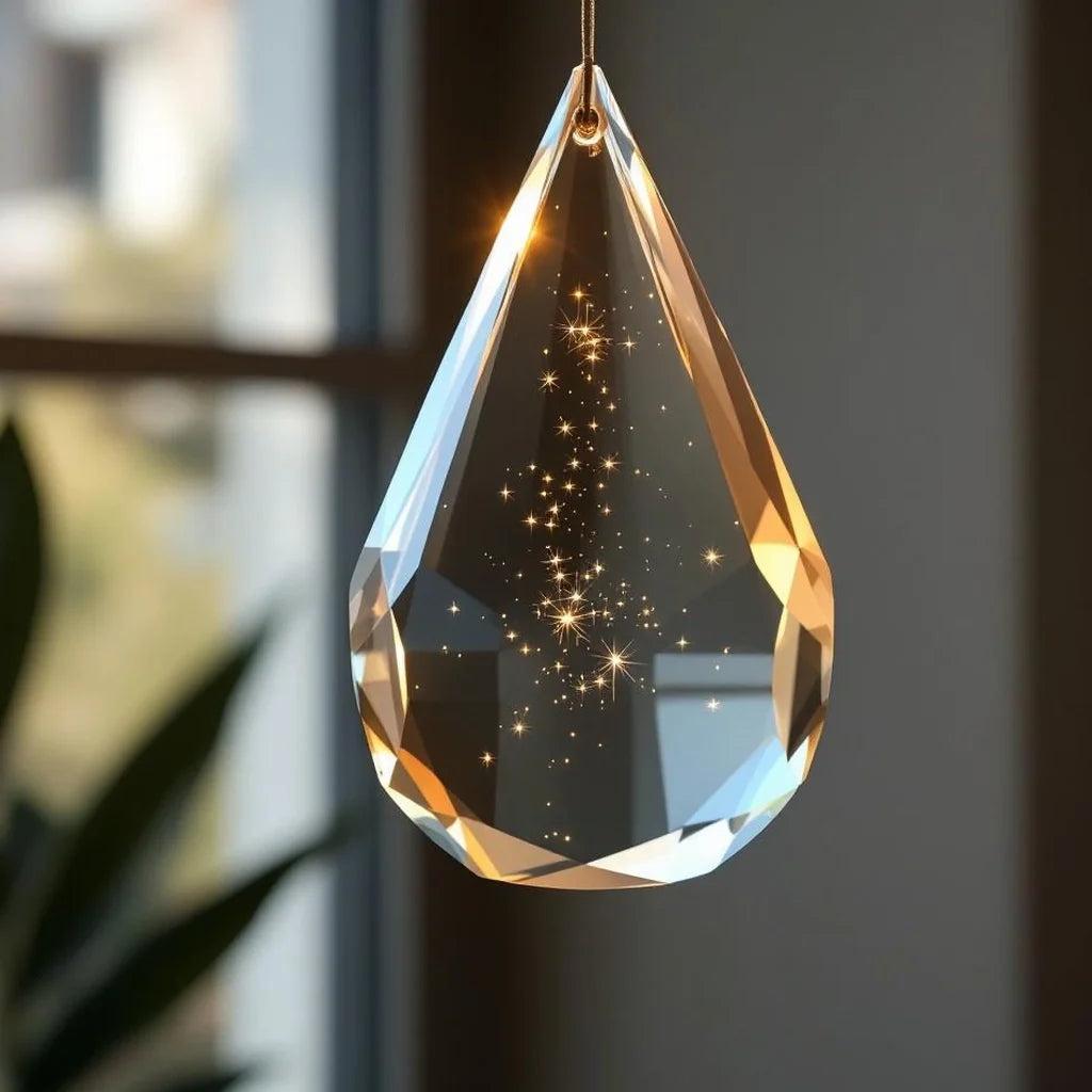 Prism Suncatcher in Clear Crystal Drop
