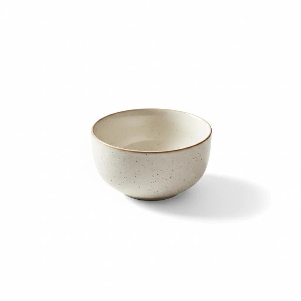 Stoneware Placemats Set in Speckled Sand